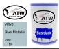 Preview: Volvo, Blue Metallic, 200 / 194: 500ml Lackdose, von ATW Autoteile West.